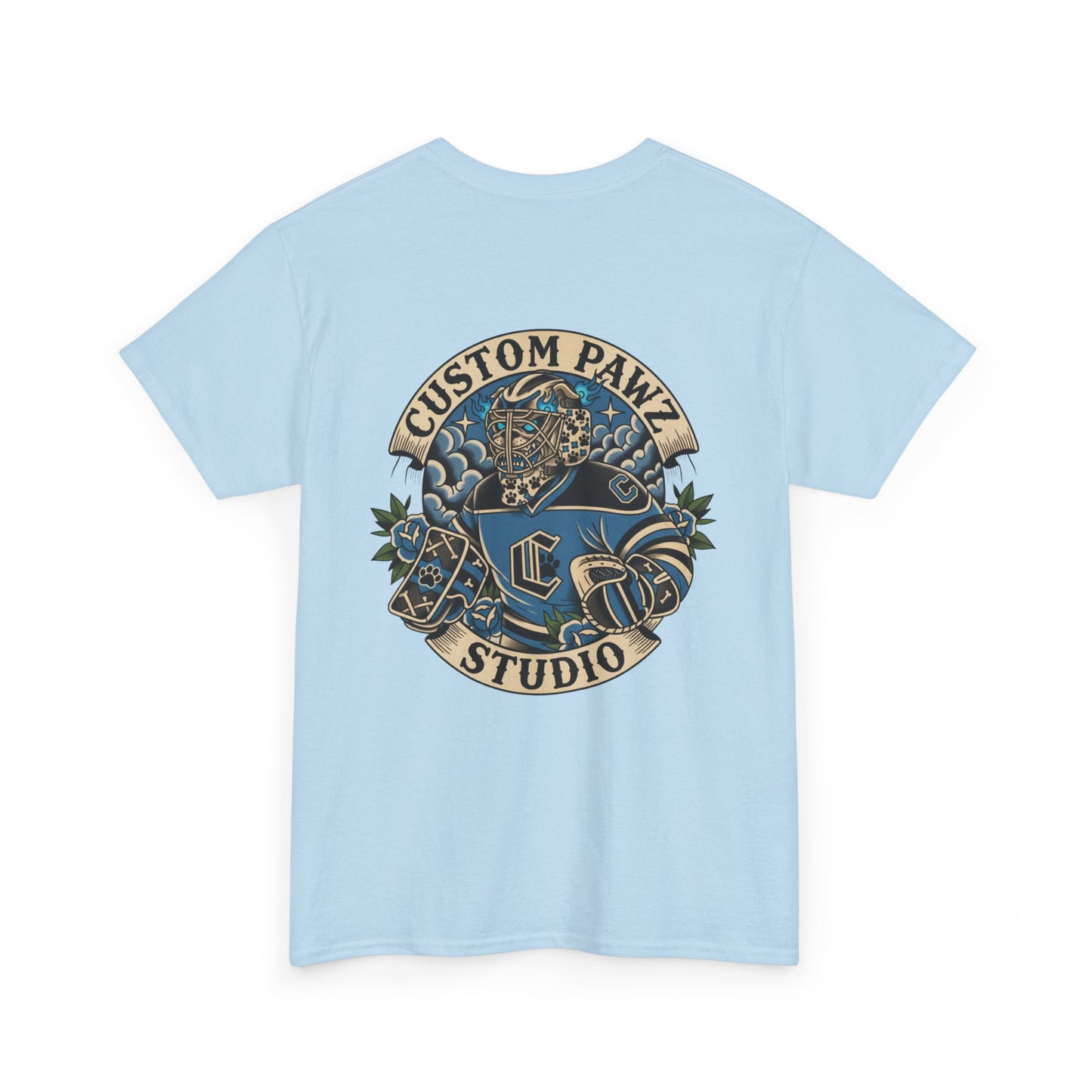 Tattoo Studio Paw Logo T‑Shirt — Custom Pawz Studio Graphic Tee