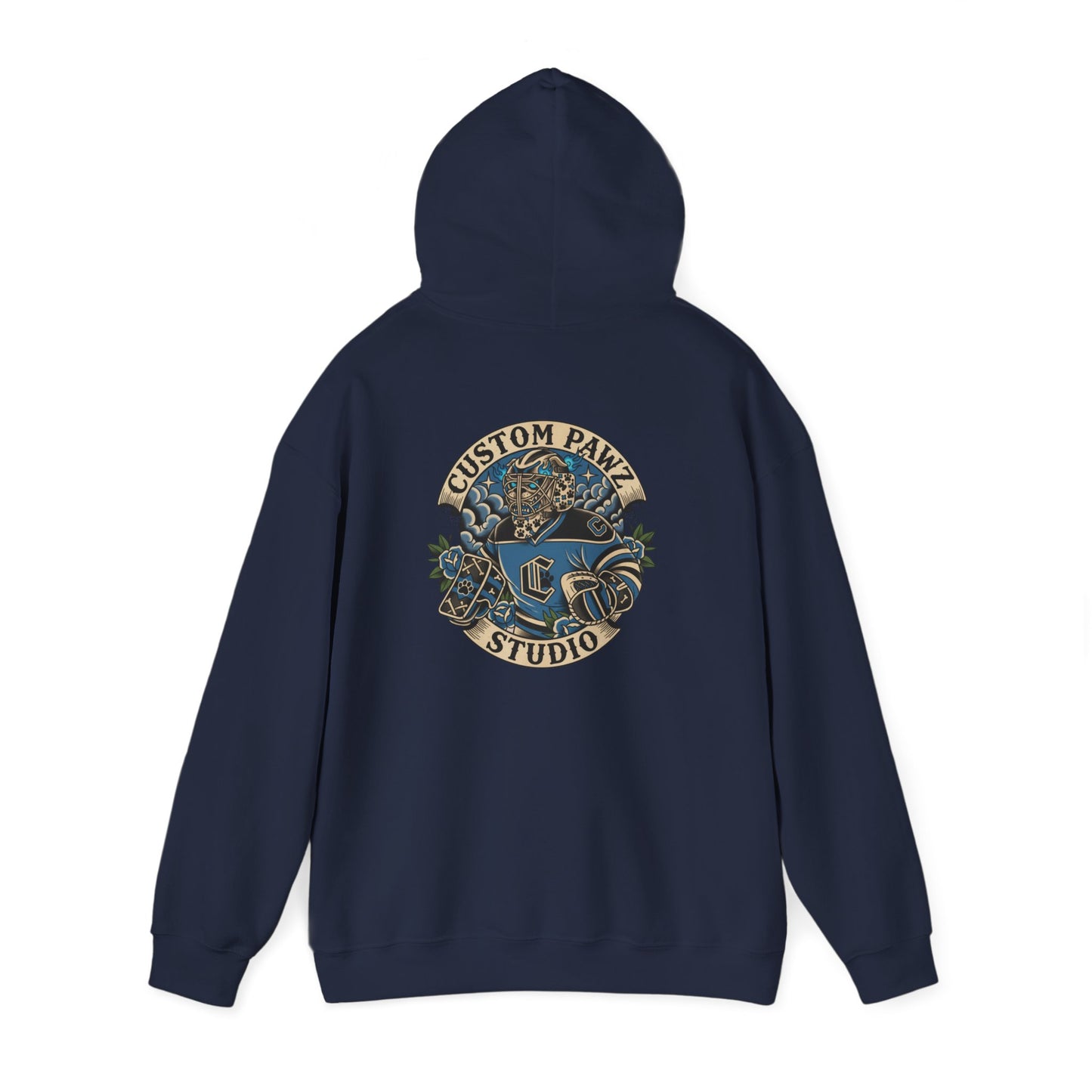 Custom Lawn Studio Hoodie — Vintage Surf Logo Hooded Sweatshirt