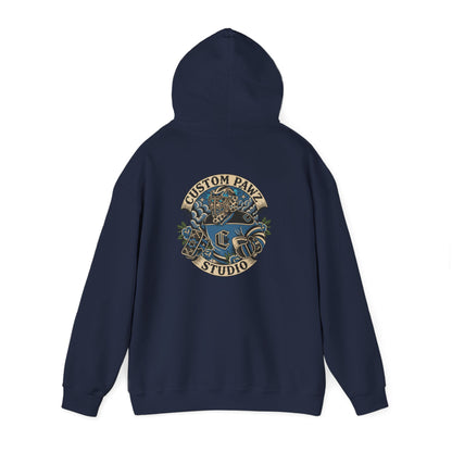 Custom Lawn Studio Hoodie — Vintage Surf Logo Hooded Sweatshirt