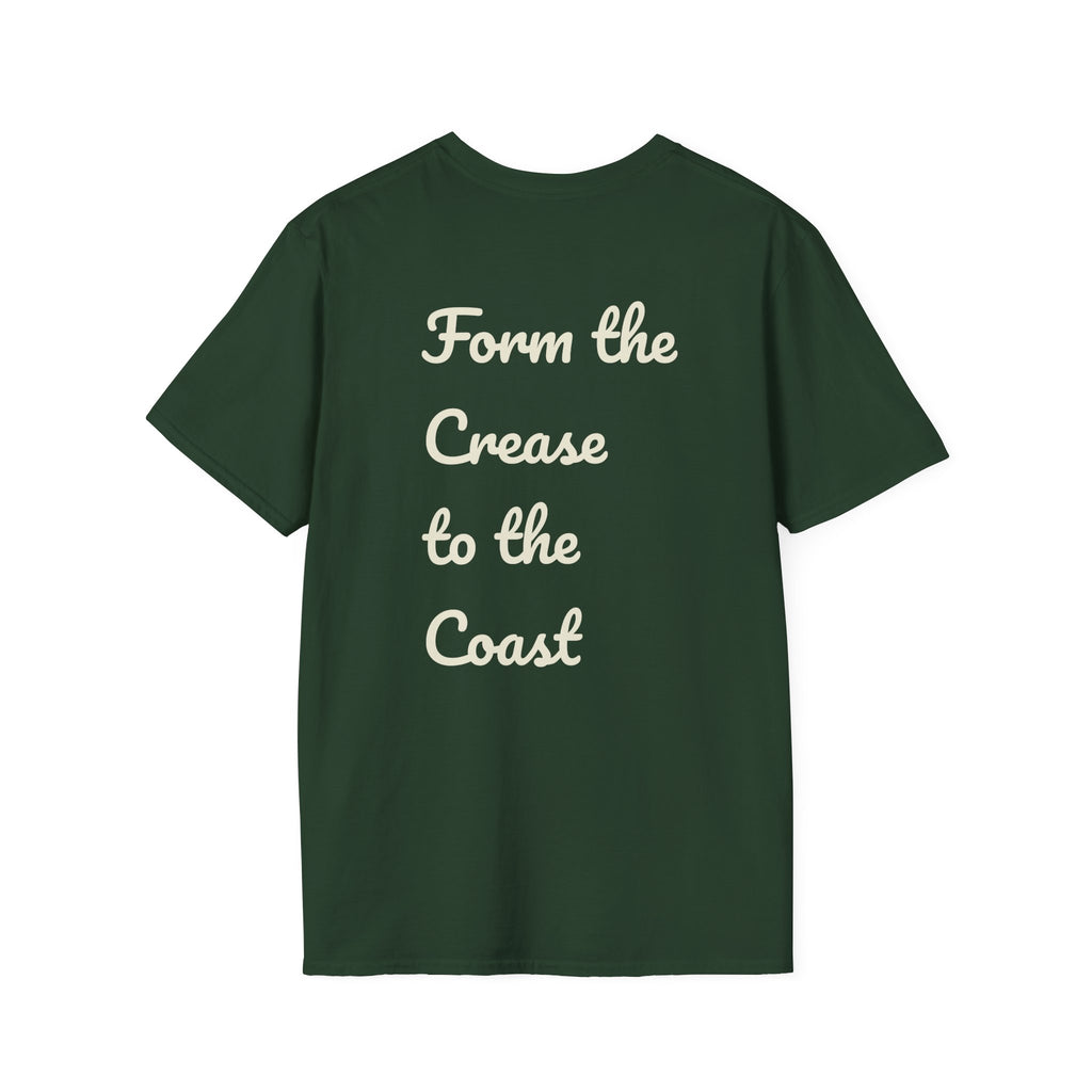 Where the Ice Meets the Surf Hockey T-Shirt — Vintage Goalie Photo Tee