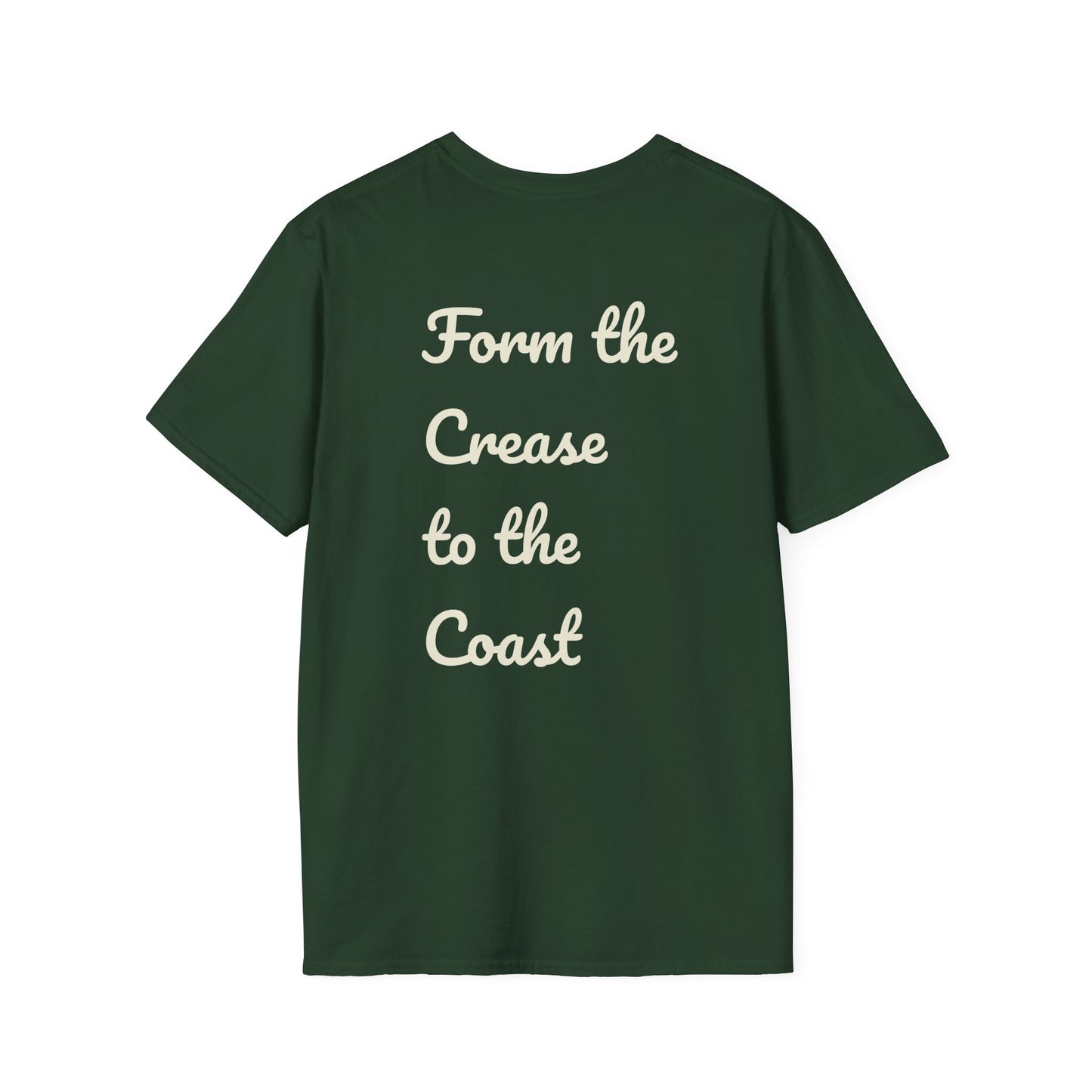 Where the Ice Meets the Surf Hockey T-Shirt — Vintage Goalie Photo Tee