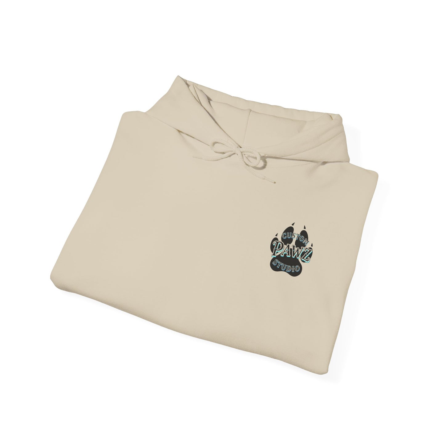 Paws Nautical Hoodie – Vintage Rope Compass Dog Paw Graphic