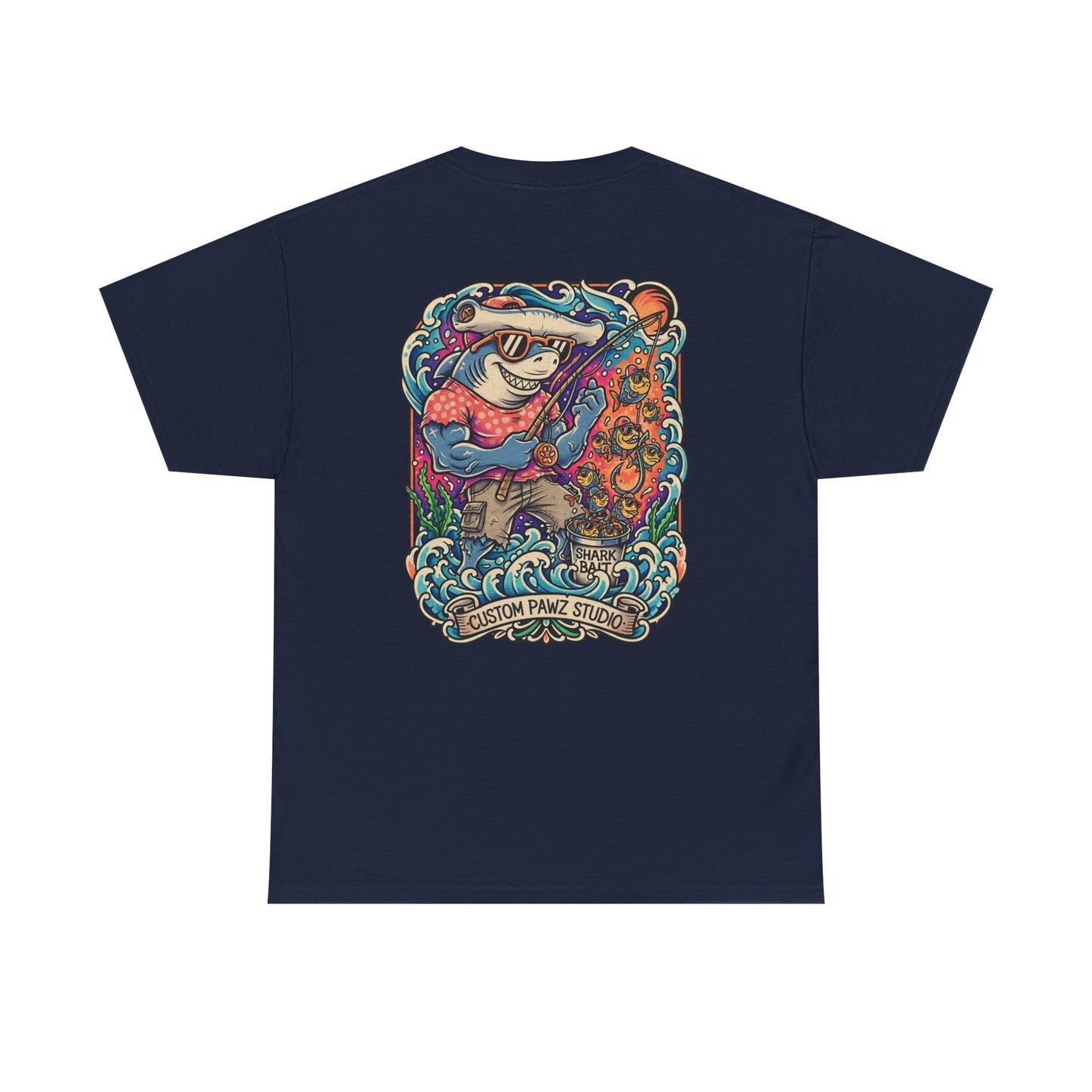 T-Shirt — Shark Surf Graphic Tee (Ocean Paw Store)