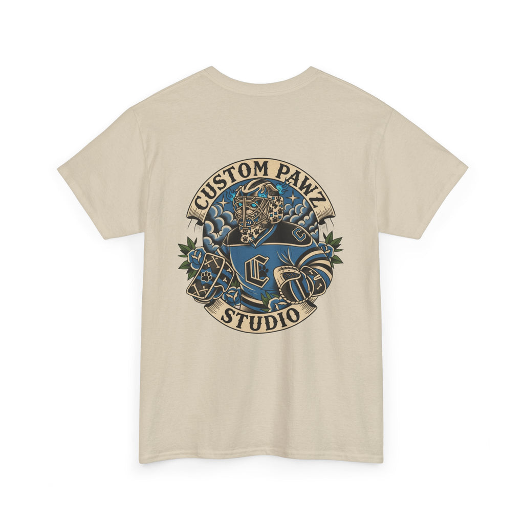 Tattoo Studio Paw Logo T‑Shirt — Custom Pawz Studio Graphic Tee