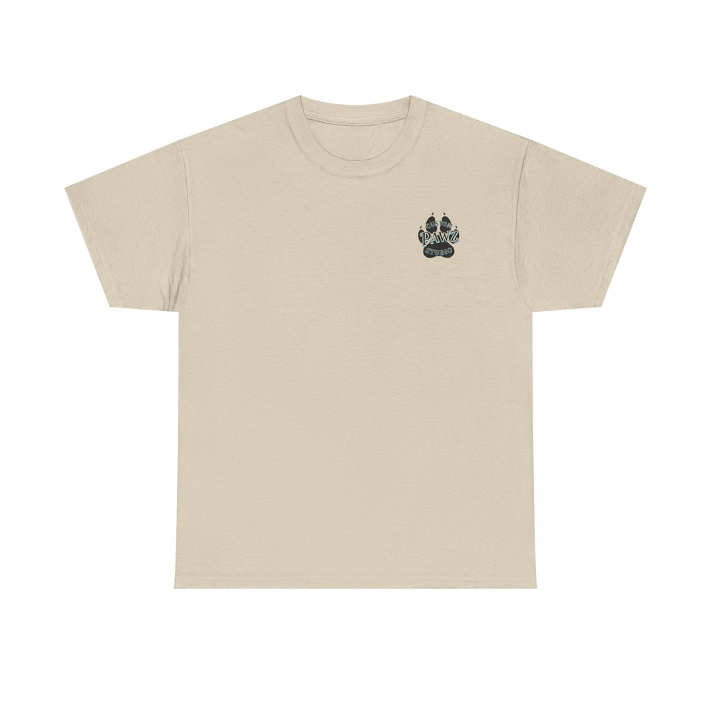 Tattoo Studio Paw Logo T‑Shirt — Custom Pawz Studio Graphic Tee