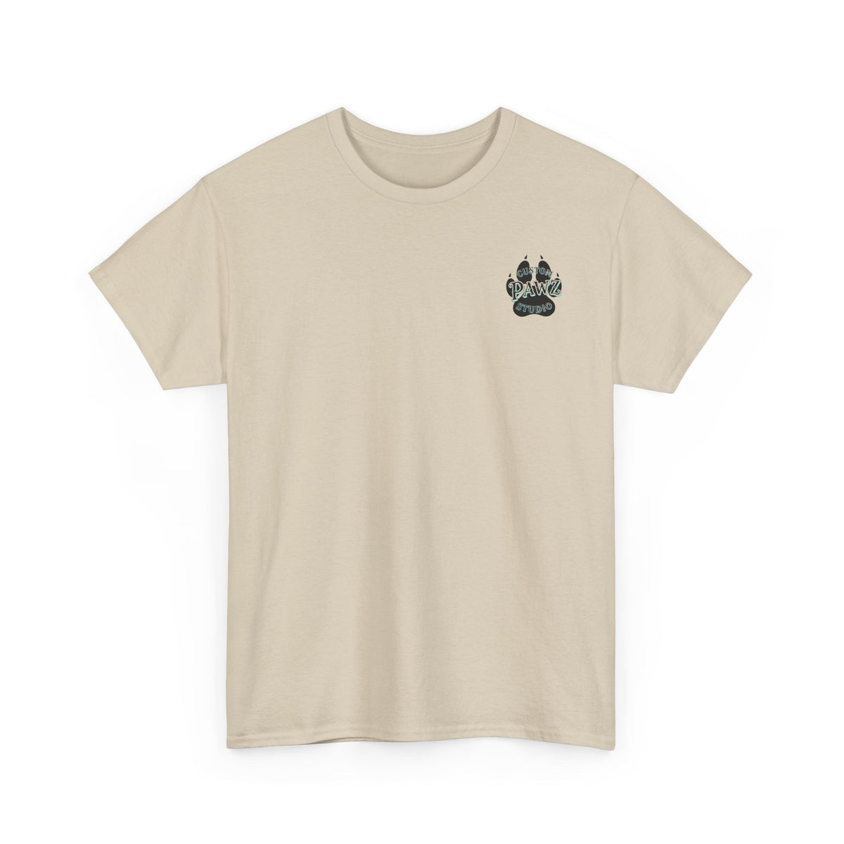 Tattoo Studio Paw Logo T‑Shirt — Custom Pawz Studio Graphic Tee