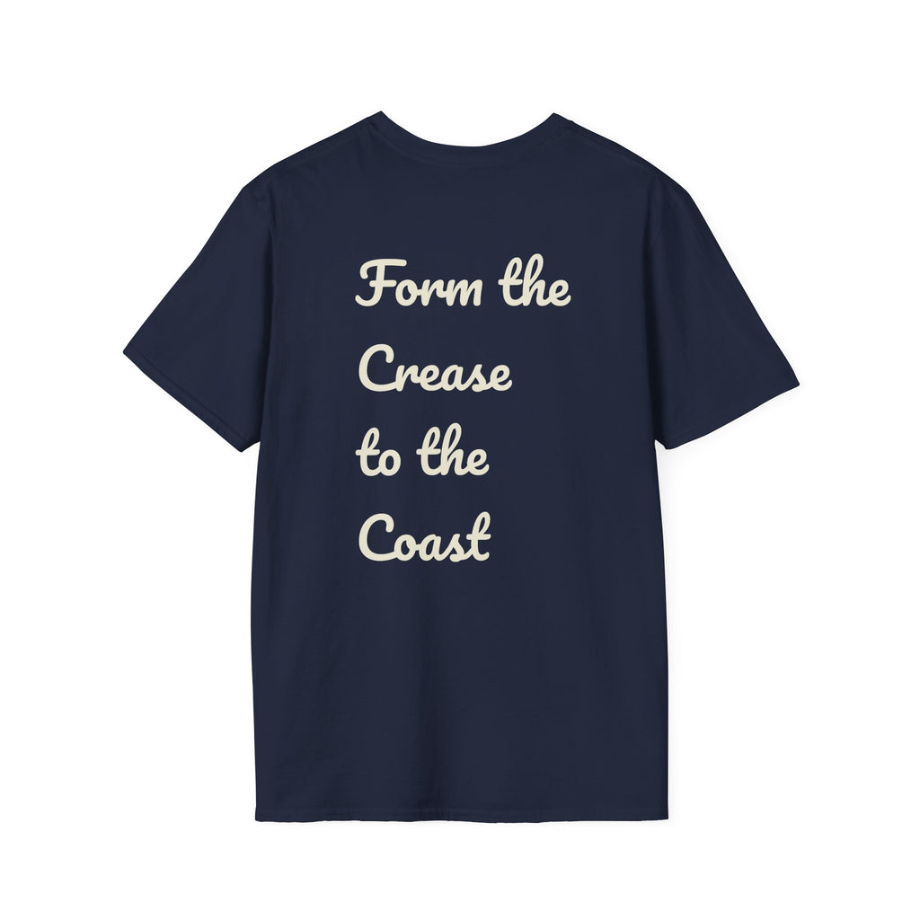 Where the Ice Meets the Surf Hockey T-Shirt — Vintage Goalie Photo Tee