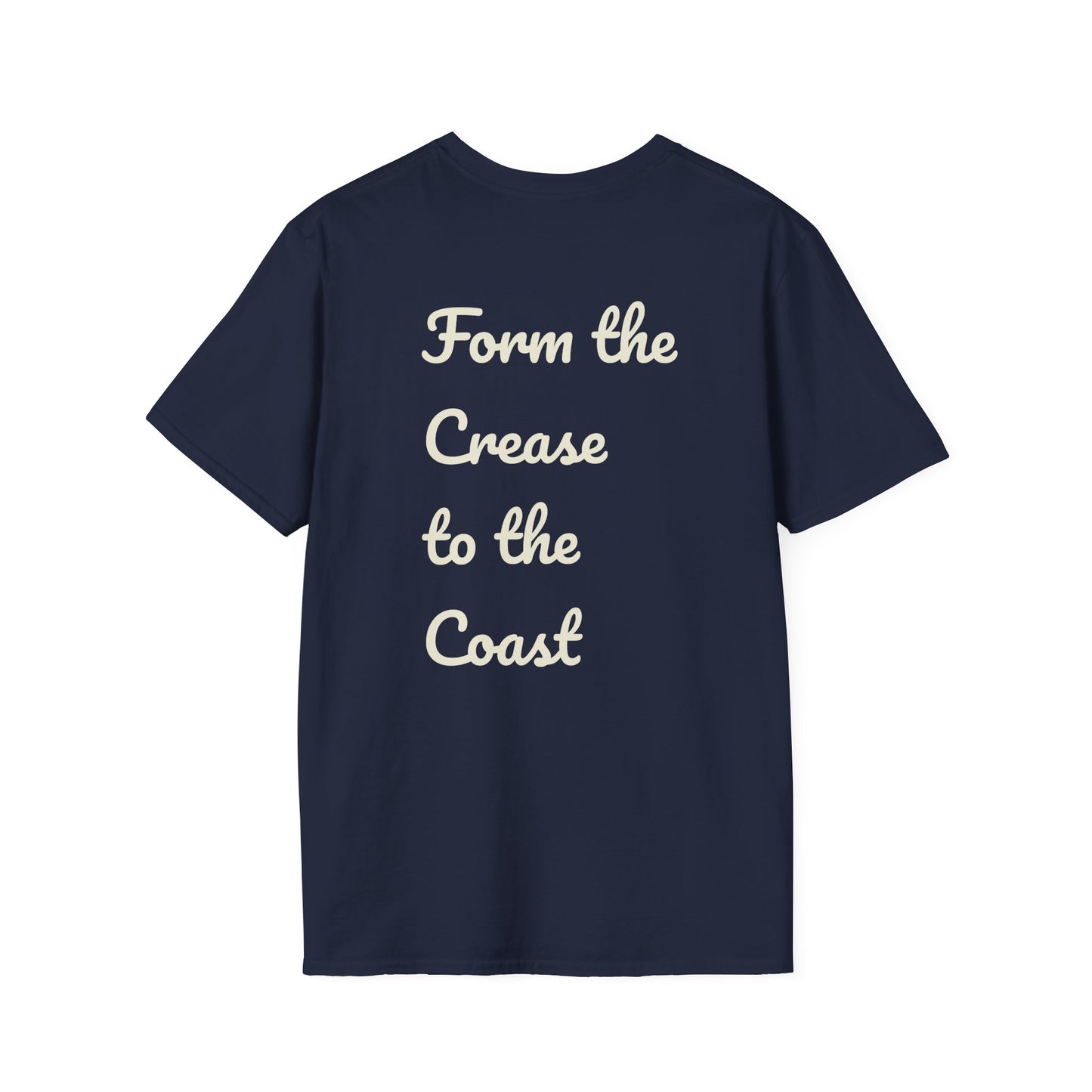 Where the Ice Meets the Surf Hockey T-Shirt — Vintage Goalie Photo Tee