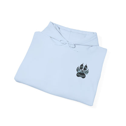 Paws Nautical Hoodie – Vintage Rope Compass Dog Paw Graphic