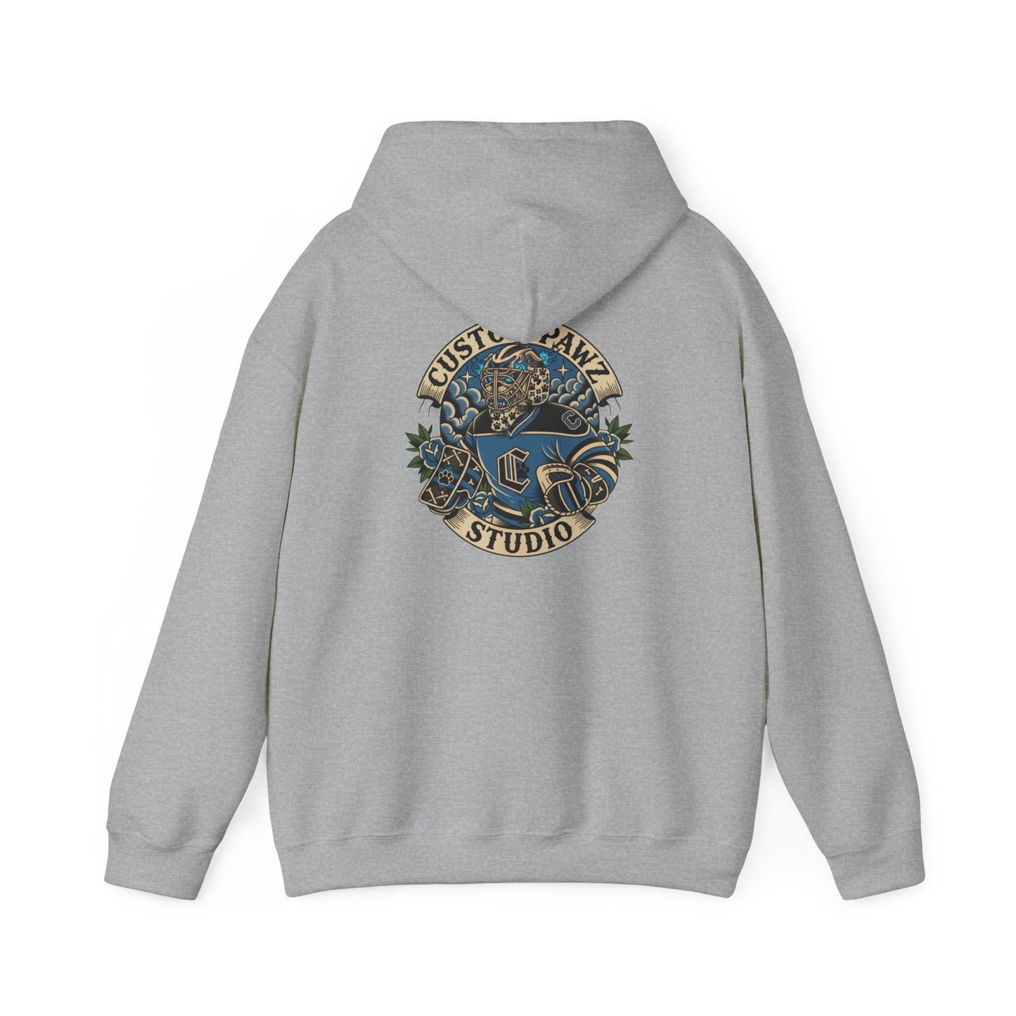 Custom Lawn Studio Hoodie — Vintage Surf Logo Hooded Sweatshirt