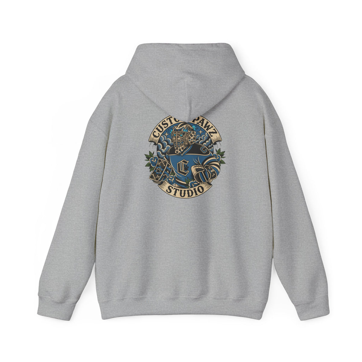 Custom Lawn Studio Hoodie — Vintage Surf Logo Hooded Sweatshirt