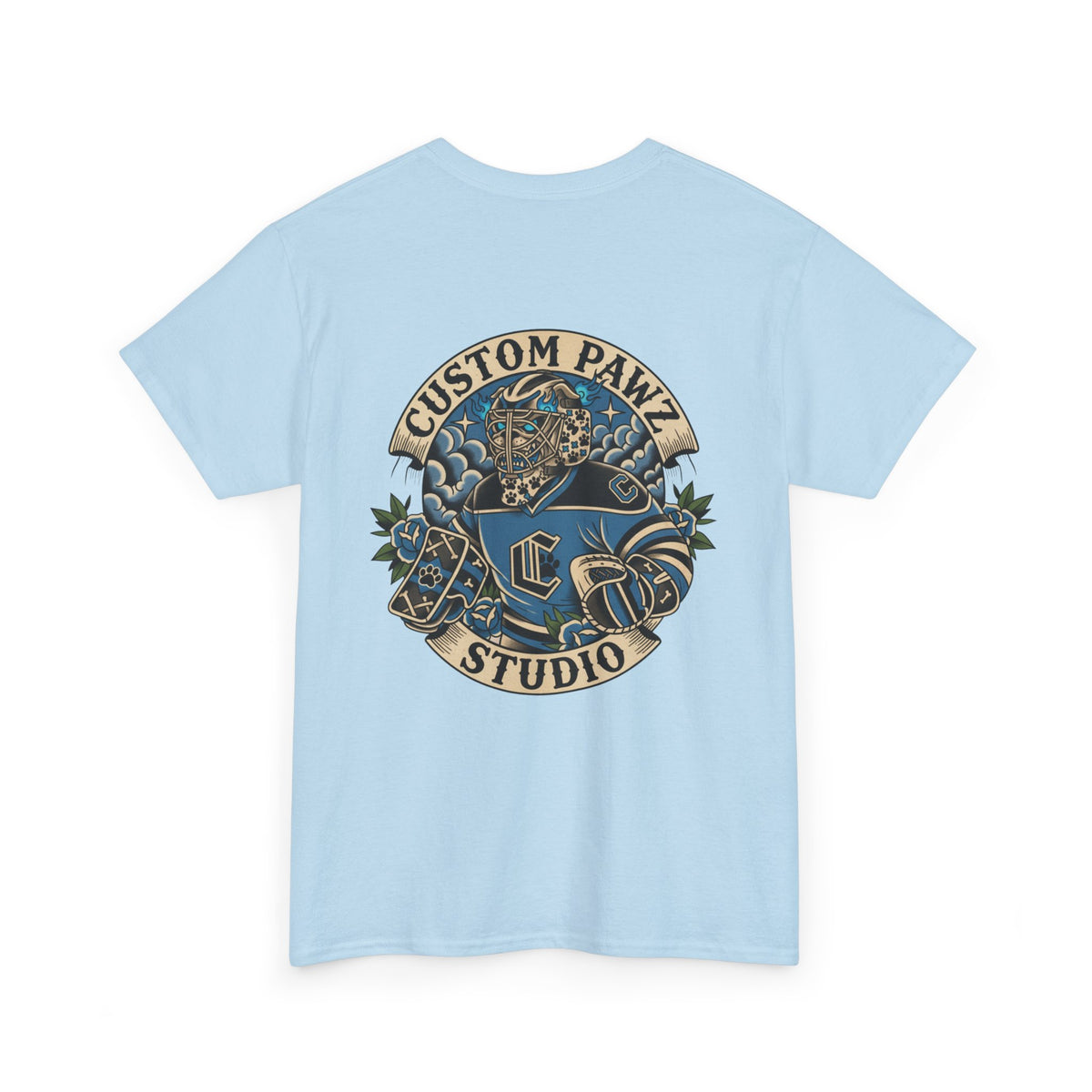 Tattoo Studio Paw Logo T‑Shirt — Custom Pawz Studio Graphic Tee
