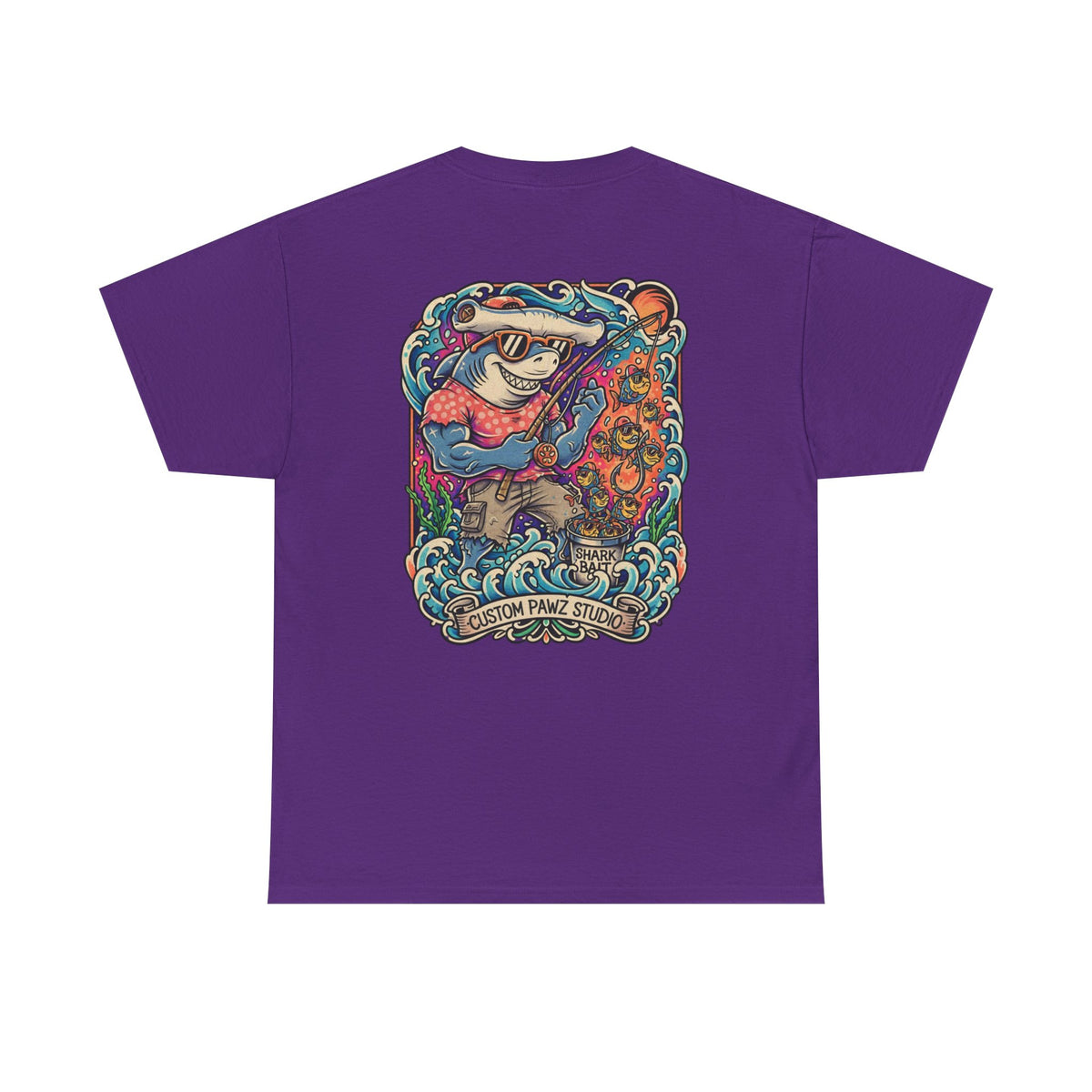 T-Shirt — Shark Surf Graphic Tee (Ocean Paw Store)