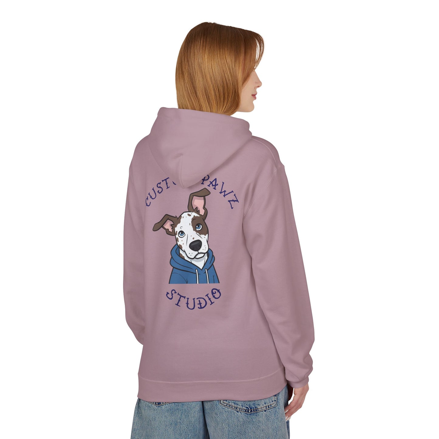 Dog Portrait Hoodie — Custom Pawz Studio Graphic Pullover