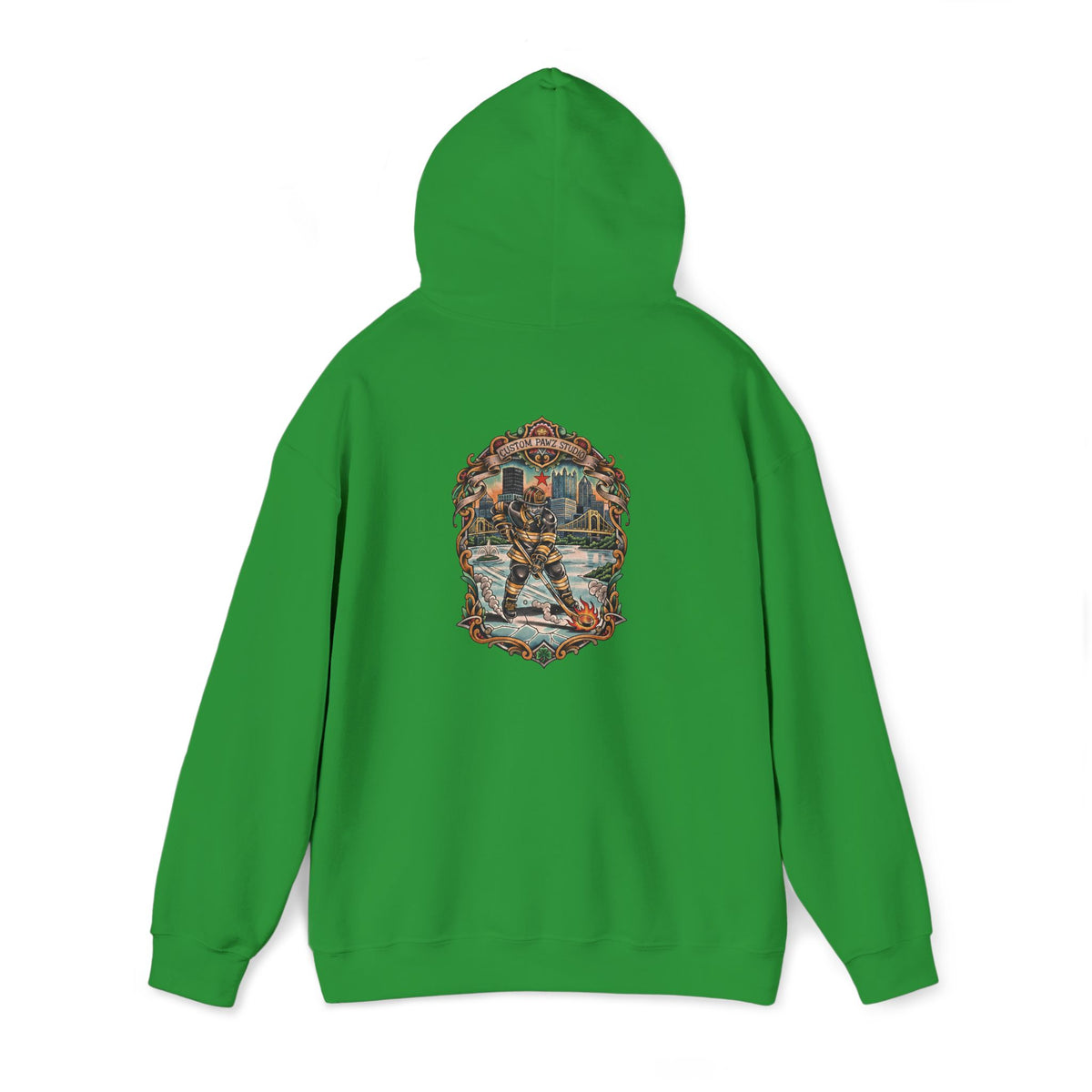 Fire and ice hockey hoodie