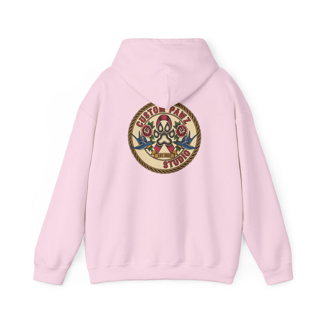 Custom Skull & Roses Hooded Sweatshirt for Unisex Casual Wear l