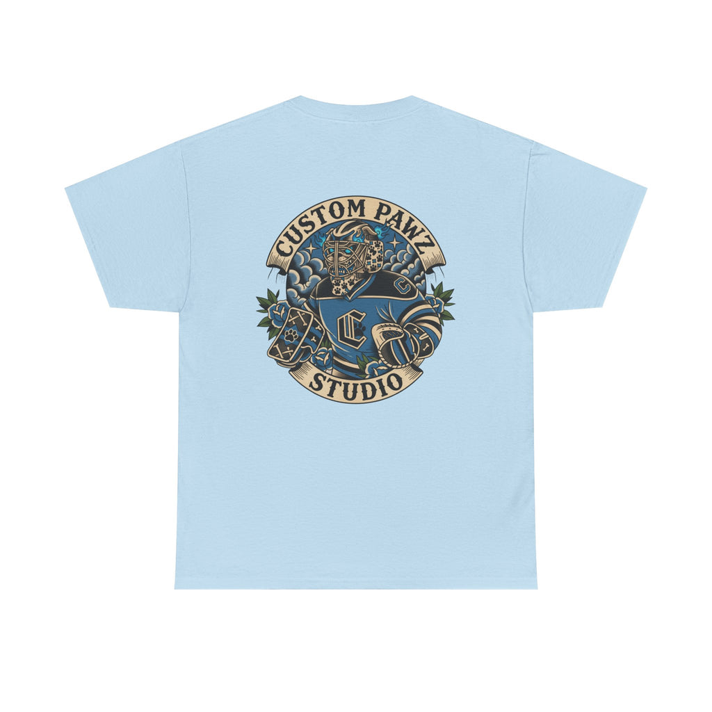Tattoo Studio Paw Logo T‑Shirt — Custom Pawz Studio Graphic Tee