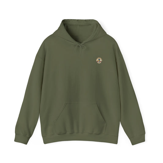 Duck Crest Hoodie – Vintage Tattoo-Style Duck Logo Sweatshirt