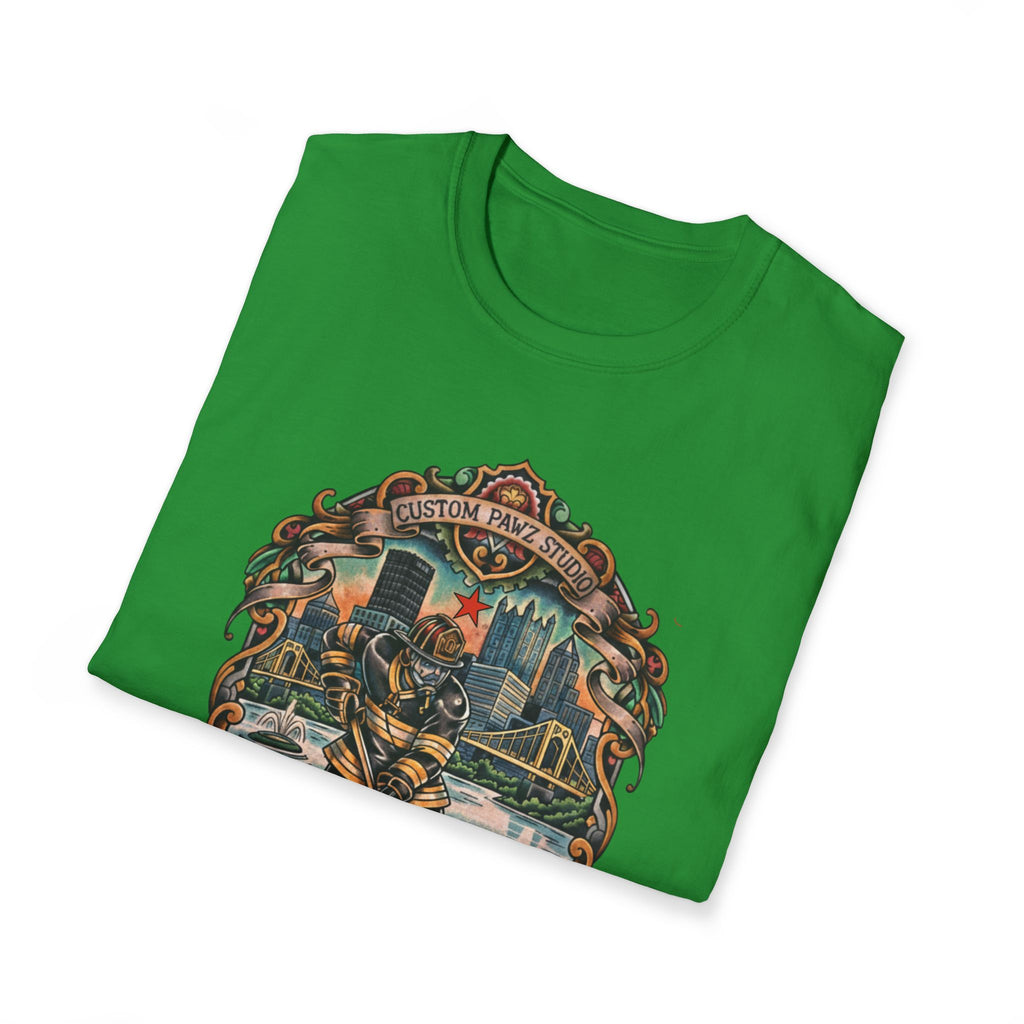 Fire and ice charity hockey t-shirt