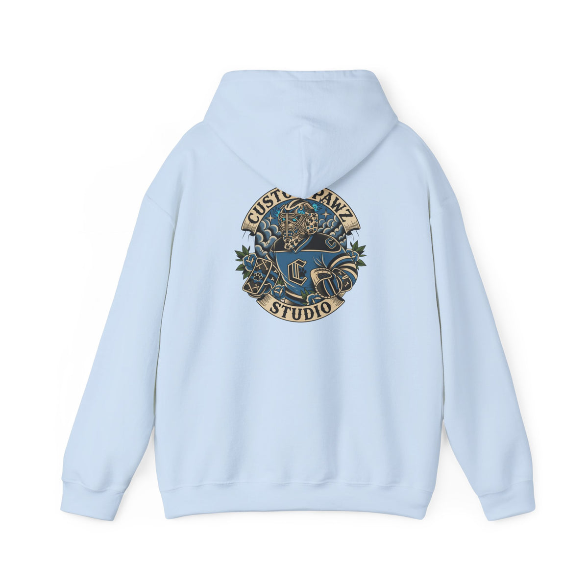 Custom Lawn Studio Hoodie — Vintage Surf Logo Hooded Sweatshirt