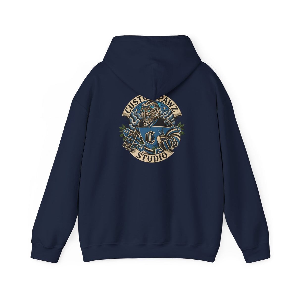 Custom Lawn Studio Hoodie — Vintage Surf Logo Hooded Sweatshirt