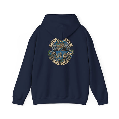 Custom Lawn Studio Hoodie — Vintage Surf Logo Hooded Sweatshirt