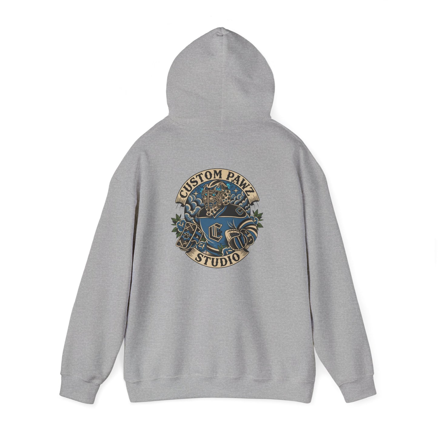 Custom Lawn Studio Hoodie — Vintage Surf Logo Hooded Sweatshirt