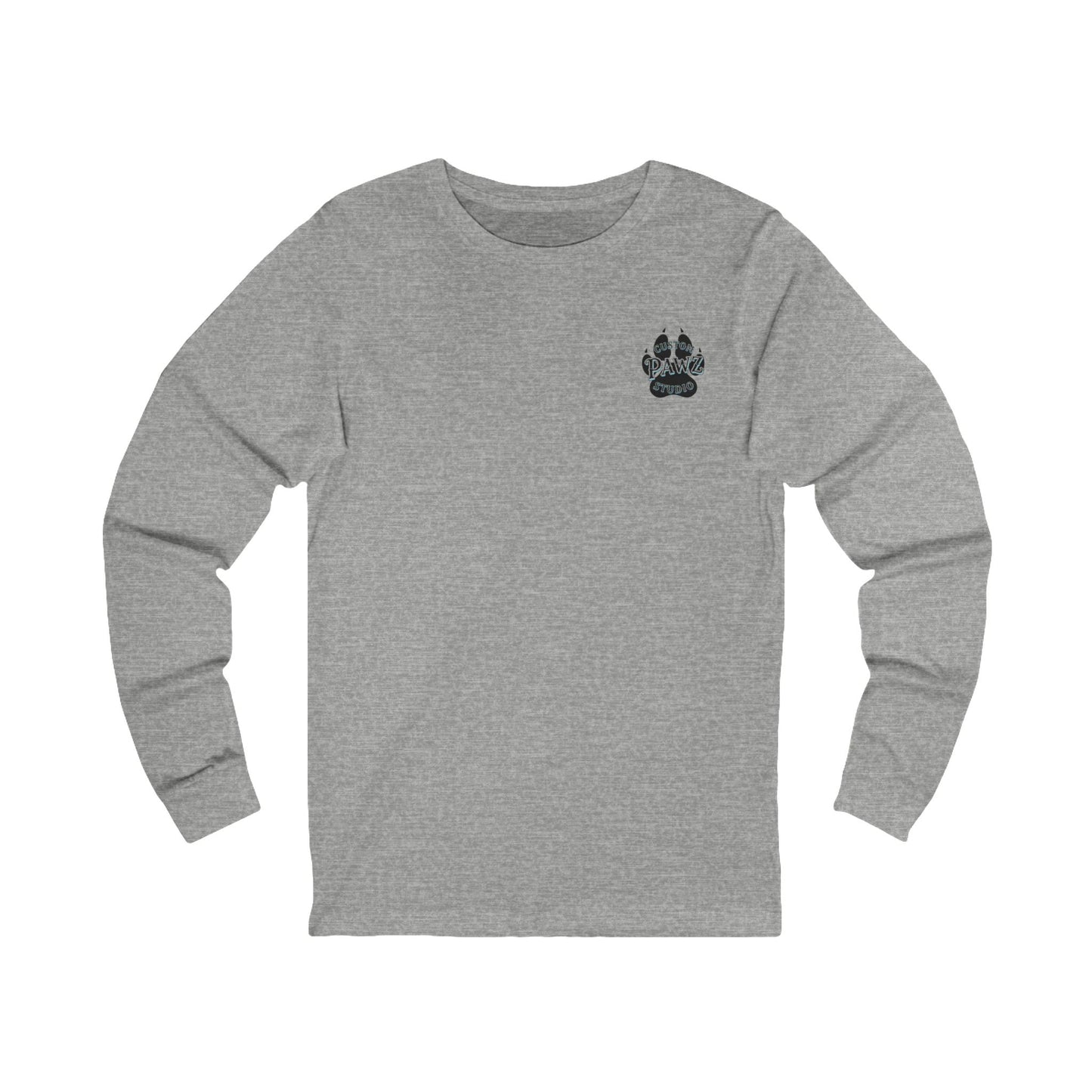 Vintage Hockey Goalie Long Sleeve Tee — Classic Paw Crest Design
