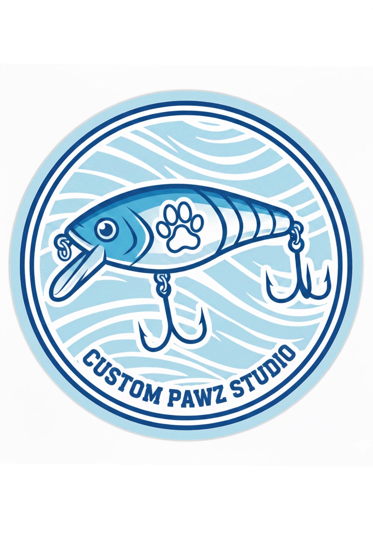 fishing lure sticker