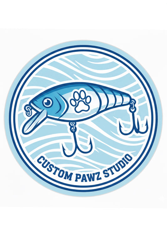 fishing lure sticker
