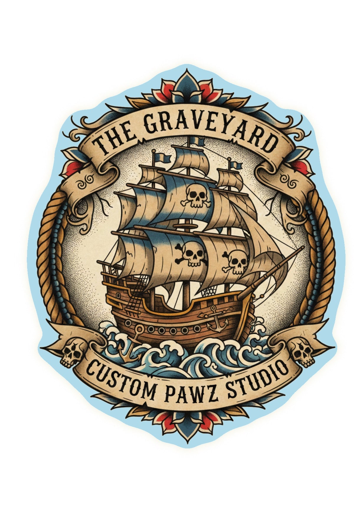 the graveyard sticker