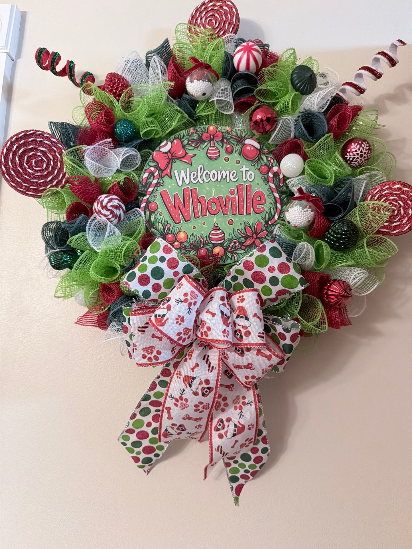 Handmade custom wreath