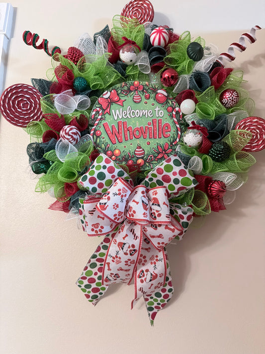 Handmade custom wreath