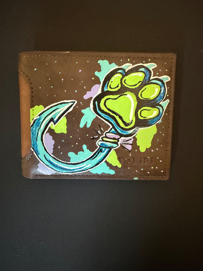 Custom painted wallet