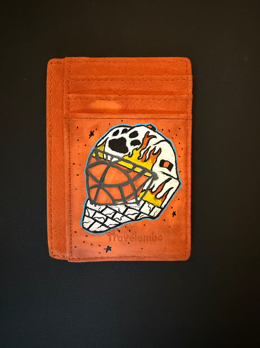 Custom painted wallet