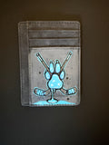 Custom painted wallet