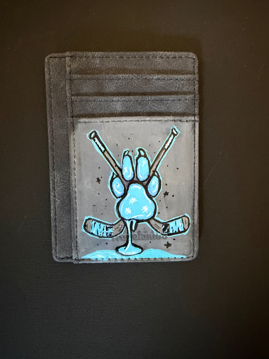 Custom painted wallet